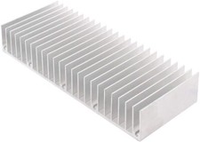Silver Aluminum Heat Diffuser Sink Cooling Fan Cooler Radiator Heatsink CPU PC picture