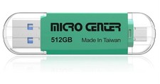 MicroCenter 512GB Dual Type-A Type-C 2-in-1 SuperSpeed USB 3.0 Flash Drive NEW picture