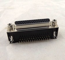10x D-SUB DB44 44Pin Female Right Angle PCB Solder Cable Adapter Connector 3 Row picture