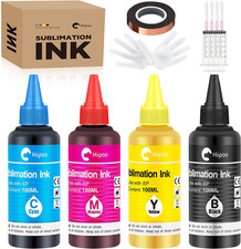 Sublimation Ink Refilled Bottles with Heat Tape Refill for ET2400 XP4105 XP4100 picture