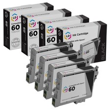 LD T060120 T060 Black Ink Cartridge Set of 4 for Epson C88 CX3800 CX3810 CX4200 picture