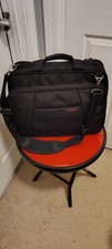 CODi Black Padded Laptop Briefcase, Solid, Adjustable Shoulder Strap picture
