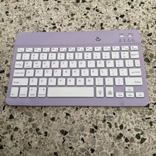 Cimetech Wireless Bluetooth Ultra Thin Purple Keyboard for Tablets picture