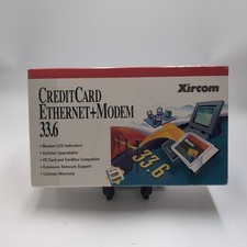 Xircom 33.6 Credit Card Ethernet modem New Sealed In Box picture