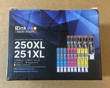 EZink Ink Cartridges PGI250XL, CLI251XL (15 Pack) All Sealed picture