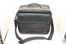 Targus Vintage Leather Black Business Travel Case Laptop Multi-Use  Padded picture
