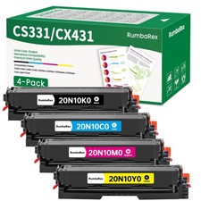 CS331 CX331 CS431 CX431 Toner Cartridges Set 4-Color CMYK 20N10 Lexmark RumbaRex picture