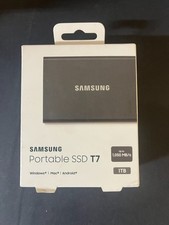 Samsung Portable SSD T7 Hard Drive 1TB  1,050 MB/s New Open Box picture