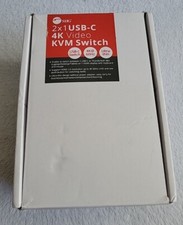 SIIG 2x1 USB C 4K Video KVM Switch HDMI 4K 60Hz. (CE-KV0B11-S1). . picture