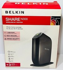 Belkin Share N300 300 Mbps -10/100 /1000 Wireless N Router picture