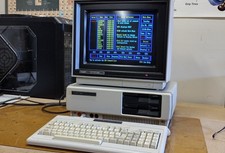 TANDY 1000 Personal Computer, Monitor, and Printer from Radio Shack - Working picture