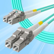 10Gtek Fiber Patch Cable Multi-Mode Jumper Duplex Fiber Optic Cord LC to LC OM3 picture