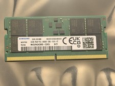 Samsung 32GB 1x32GB DDR5 4800 CL40 ECC SO-DIMM M425R4GA3BB0-CQK0L picture