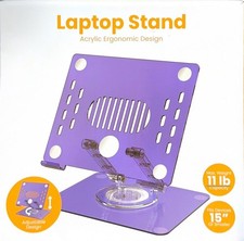 Vivitar Acrylic Laptop Stand - Light Purple picture