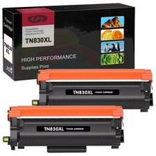 2PK TN830 XL Toner Compatible For Brother MFC- L2760DW L2807DW L2820DW L2900DW picture