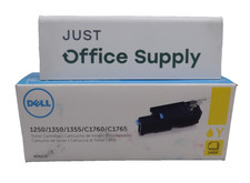 Genuine Dell 1250/1350/1355/ Yellow WM2JC Toner Cartridge  D picture