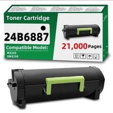 24B6887 High Yield Black Toner Cartridge Compatible for Lexmark  XM3250 M3250 picture