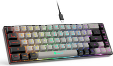 65% Gaming Keyboard, Wired Backlit Mini Keyboard, Ultra-Compact Anti-Ghosting No picture