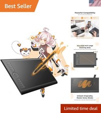 Professional 10x6 Inch Drawing Tablet, 8192 Pressure Levels & USB Connection picture