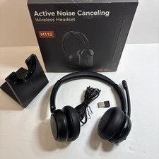 Tested- Upgrade ANC & ENC Headset with Microphone for PC, Wireless Headset picture