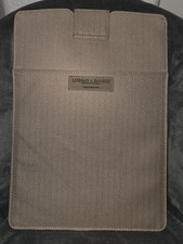 Lindsay Albanese Slimline Herringbone Fabric Sleeve Case Beige for 13