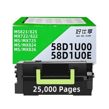 58D1U00 58D1U0E Toner Cartridge Black Replacement for Lexmark 58D1U00 Toner C... picture