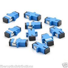  SC to SC Simplex SM / Single Mode Fiber Optic Connector Adapter QTY 5 - 493287 picture