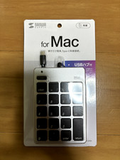 Sanwa NT-M18CUHSV USB-C Numeric Keypad with 2-Port USB 2.0 Hub for Mac picture