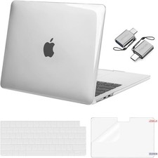 Lightweight MacBook Air Hard Case with Keyboard Cover & USB Adapter - 2022-2026 picture