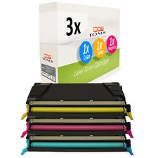 3x Toner for Lexmark C-734-DW C-734-N CS-736-dn C-734-DTN C-736-DTN X-734-DE picture