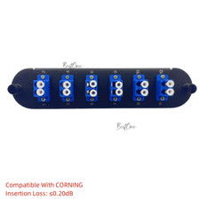 Fiber Optic Adapter Panel 6 LC Duplex SM Compatible CORNING CCH-01U CCH-CP12-A9 picture