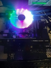 🔥 RYZEN 7-1700 + AM4 MOTHERBOARD + ARGB CPU COOLER  i/O SHIELD + SATA CABLE 🔥 picture