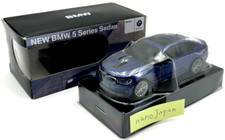 BMW 5 Series Sedan Mini car Blue Wireless Computer Mouse model Dealer Promo New picture