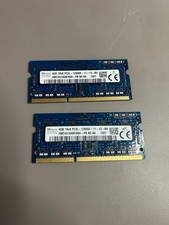 SK hynix 8GB 2x4GB DDR3L-1600 PC3L-12800S SODIMM HMT451S6BFR8A-PB picture