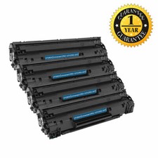 4PK CF283X 83X Bk Toner Cartridge For HP LaserJet Pro MFP M125rnw M127fn M127fw picture