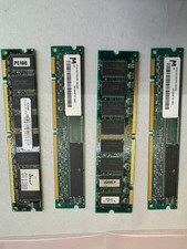 Lot of 4× 32MB SDR SDRAM DIMM (PC‑100 / PC‑133) – 168‑pin, Legacy RAM picture