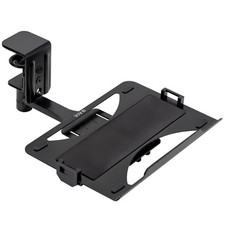 VIVO Black Clamp-on 12 x 9 in Rotating Laptop Tray, MOUNT-LAP1CB picture