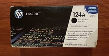 Genuine HP Q6000A Black Laserjet Print Cartridge 124A Open Box picture