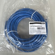 New Legrand VS 25ft Blue Non Booted Cat 6 Patch Cable 25ft Long 566-110-025 picture