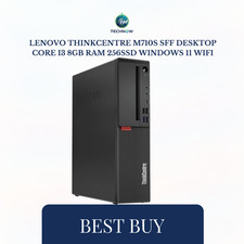 Lenovo ThinkCentre M710S SFF Desktop Core i3 8GB RAM 256SSD Windows 11 WIFI picture