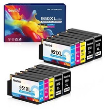 950XL 951XL Combo Ink Cartridges 10 PK (4 Black 2 Cyan 2 Magenta 2 Yellow) picture