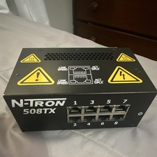 N-TRON 508TX 8-Port Unmanaged Fast Ethernet DIN Rail Switch RJ-45 RS-232 picture