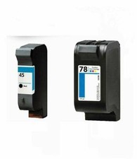 2-PK 45 78 Black/Color Ink For HP Photosmart 1000 1100 1115 1215 1218 13150 4654 picture