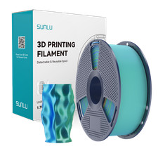 【BUY 10 PAY 6】SUNLU 1.75MM SILK Shiny PLA+ Filament 1KG Spool Dual/Tri/Rainbow picture