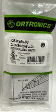 KS6A-88 Ortronics CAT 6 Keystone Jack OR-KS6A-88 - White picture