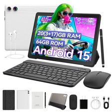 Tablet 10.1 inch Android 15 Octa-Core 20GB+64GB with Keyboard+Mouse+Stylus picture