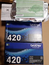 3 Genuine Brother HL-2220 2280 HL-2240 HL-2270DW TN420 Toner Cartridges HL-2230D picture