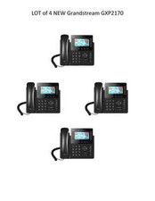 LOT of 4 New Grandstream GXP2170 12 Line  w/ Color Display -   picture