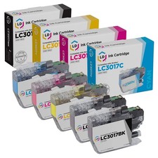 LD Comp for Brother LC3017 Set of 5 HY Ink Cartridges: Black Cyan Magenta Yellow picture