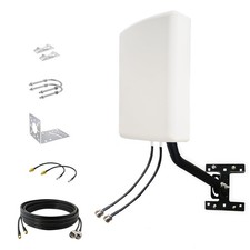 Outdoor 2x2 MIMO Cellular Antennas SMA ts9, 4G/ LTE/ 5G Router Antenna for t-... picture